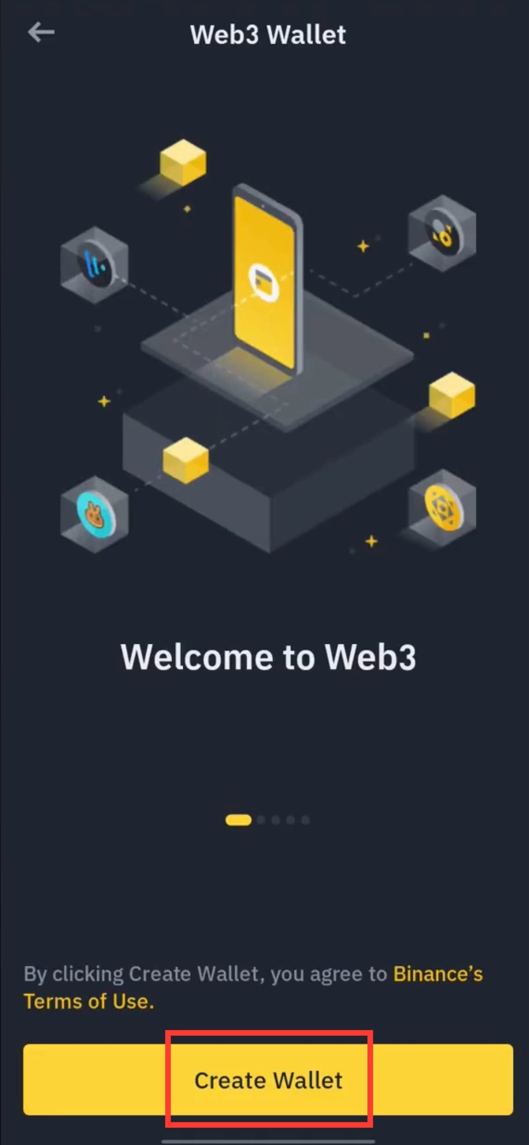 Instructions for creating and using Binance Web3 wallet