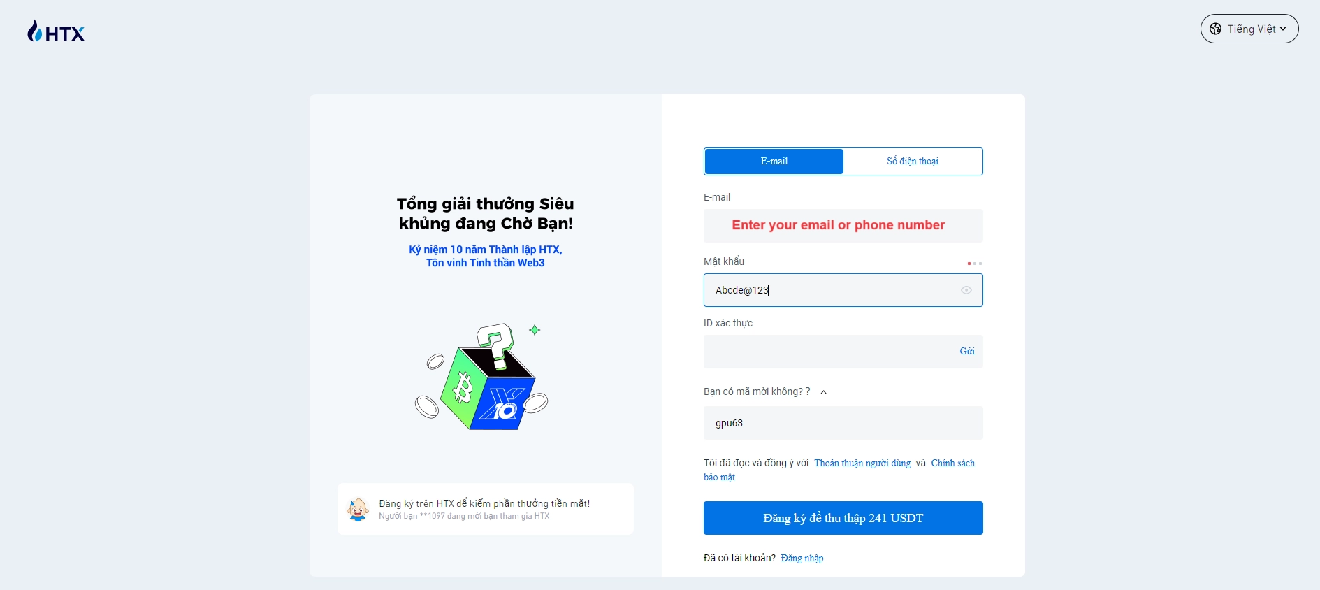 Hướng Dẫn Đăng Ký Và Xác Minh Tài Khoản Huobi Chi Tiết 2023