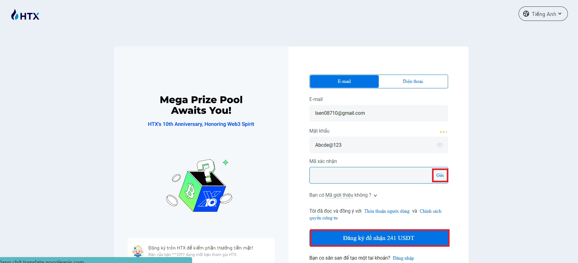 Hướng Dẫn Đăng Ký Và Xác Minh Tài Khoản Huobi Chi Tiết 2023