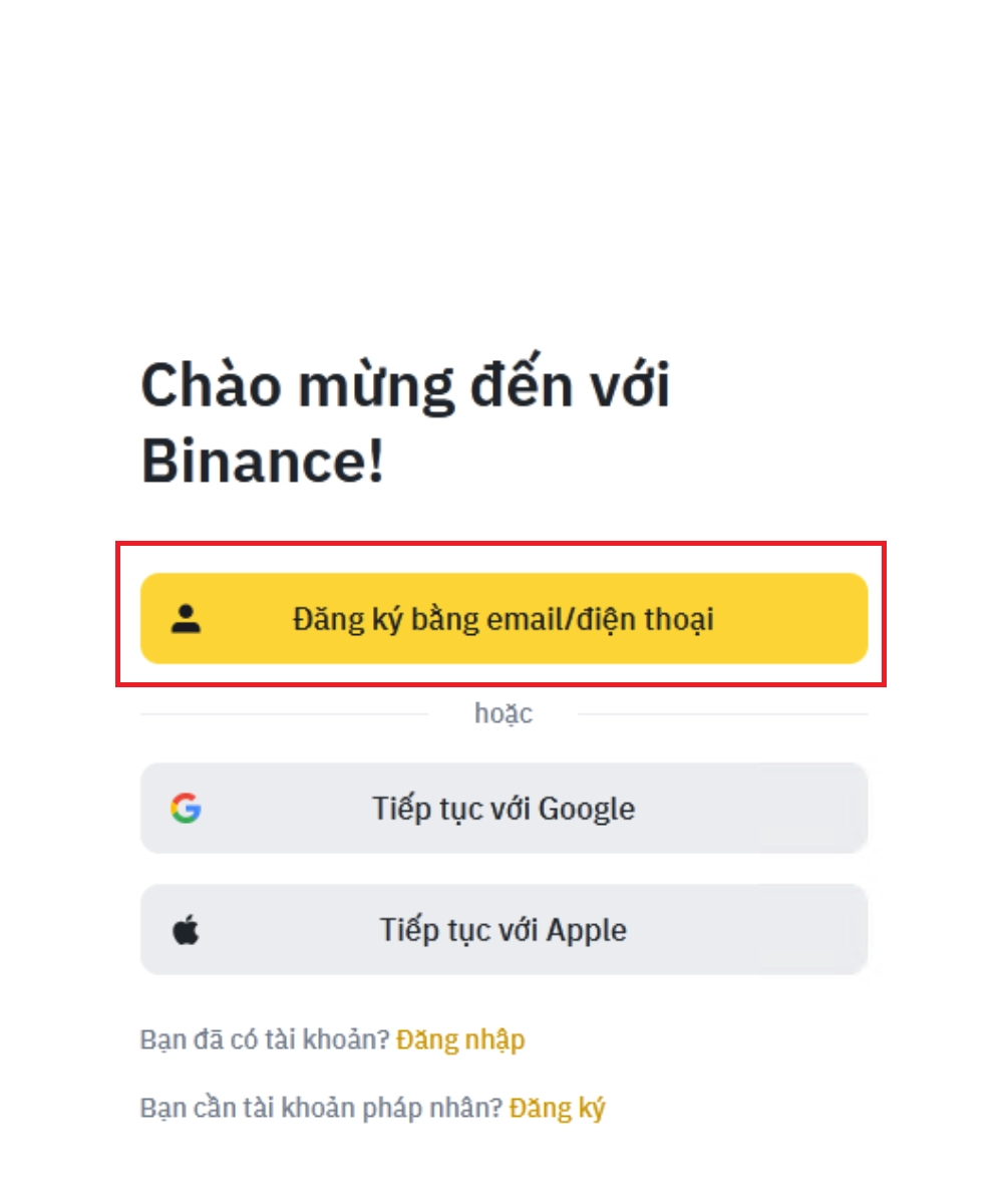 Hướng dẫn đăng ký và xác minh tài khoản Binance từ A đến Z