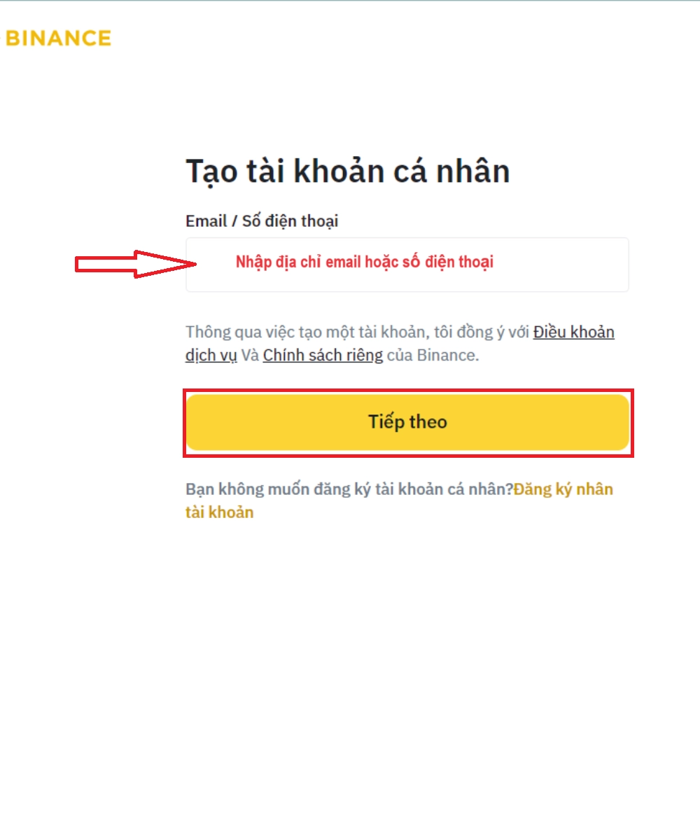 Hướng dẫn đăng ký và xác minh tài khoản Binance từ A đến Z