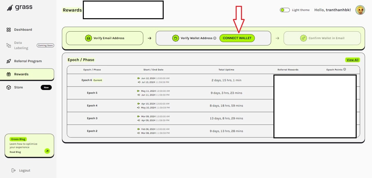 Instructions for hunting airdrops from the Grass project