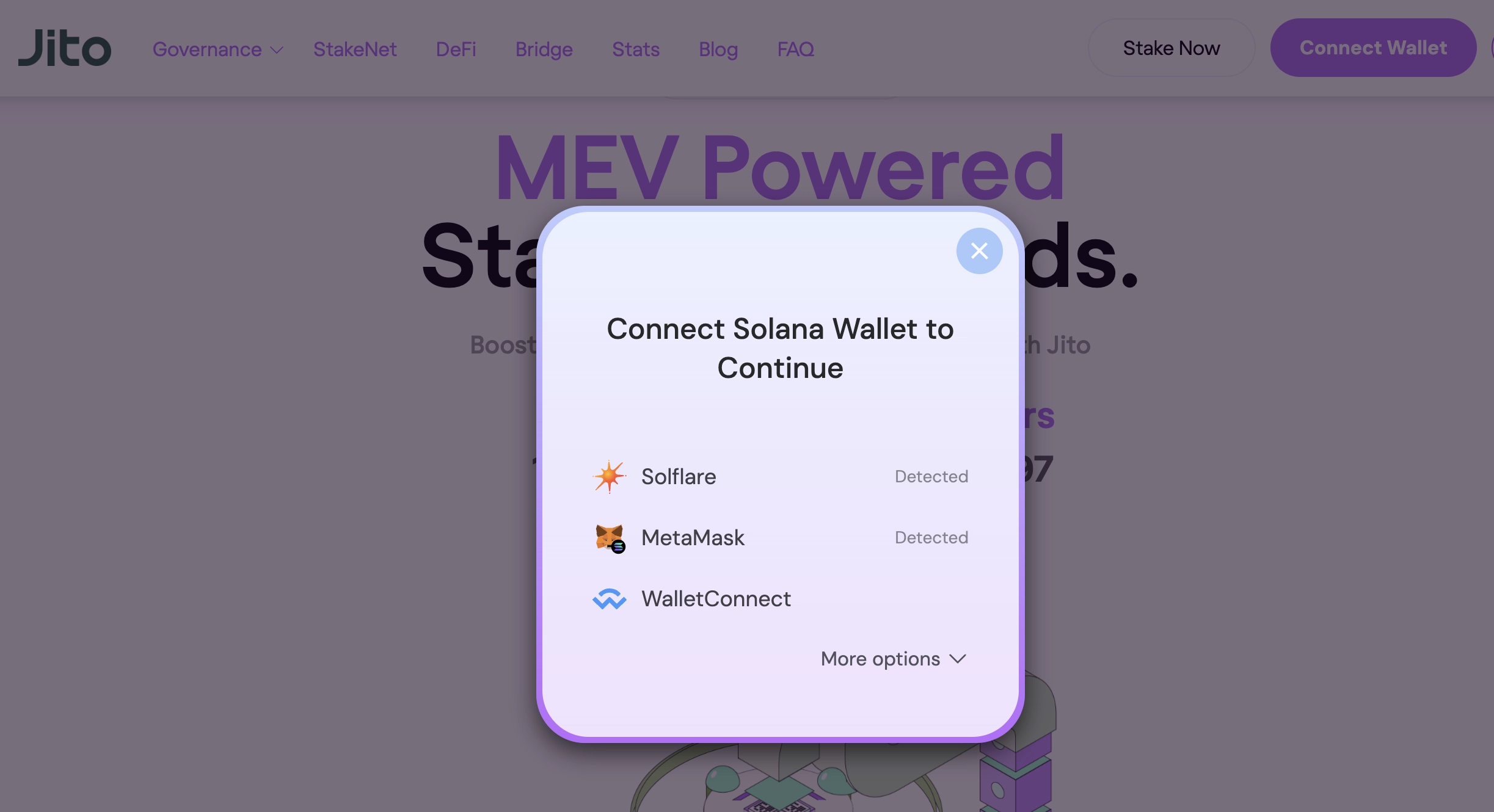 Projects of liquid staking on Solana