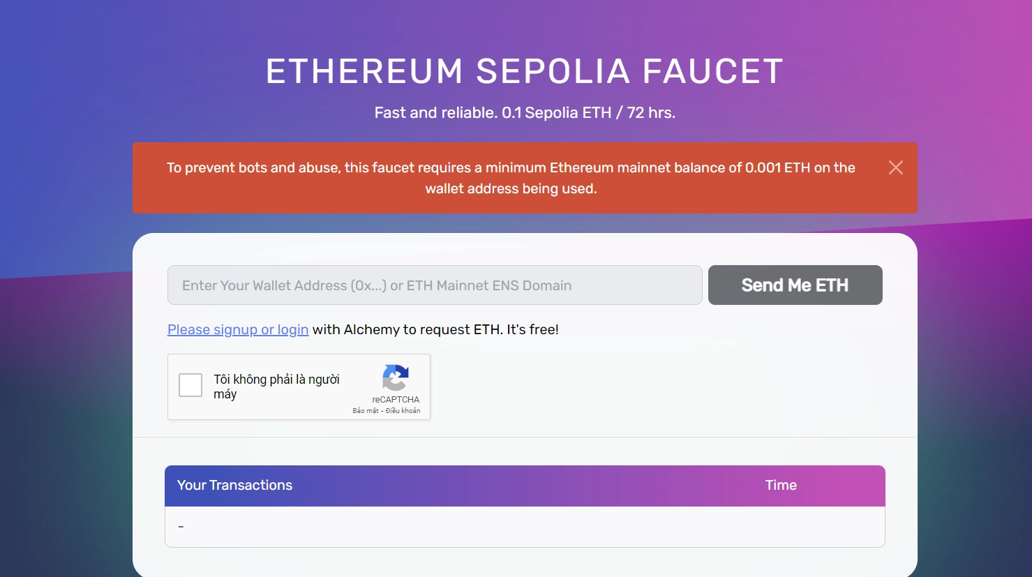 Hướng dẫn tham gia testnet Unichain của Uniswap