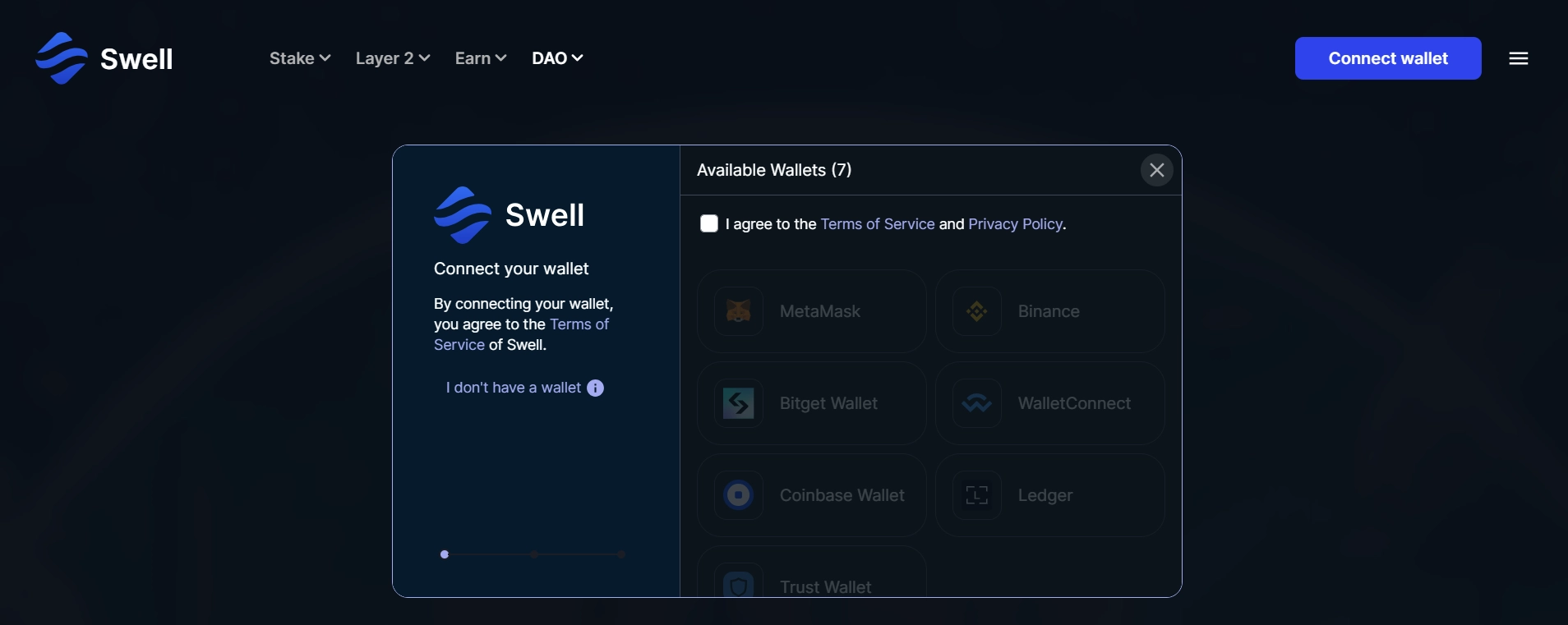 Guide to claim SWELL token airdrop
