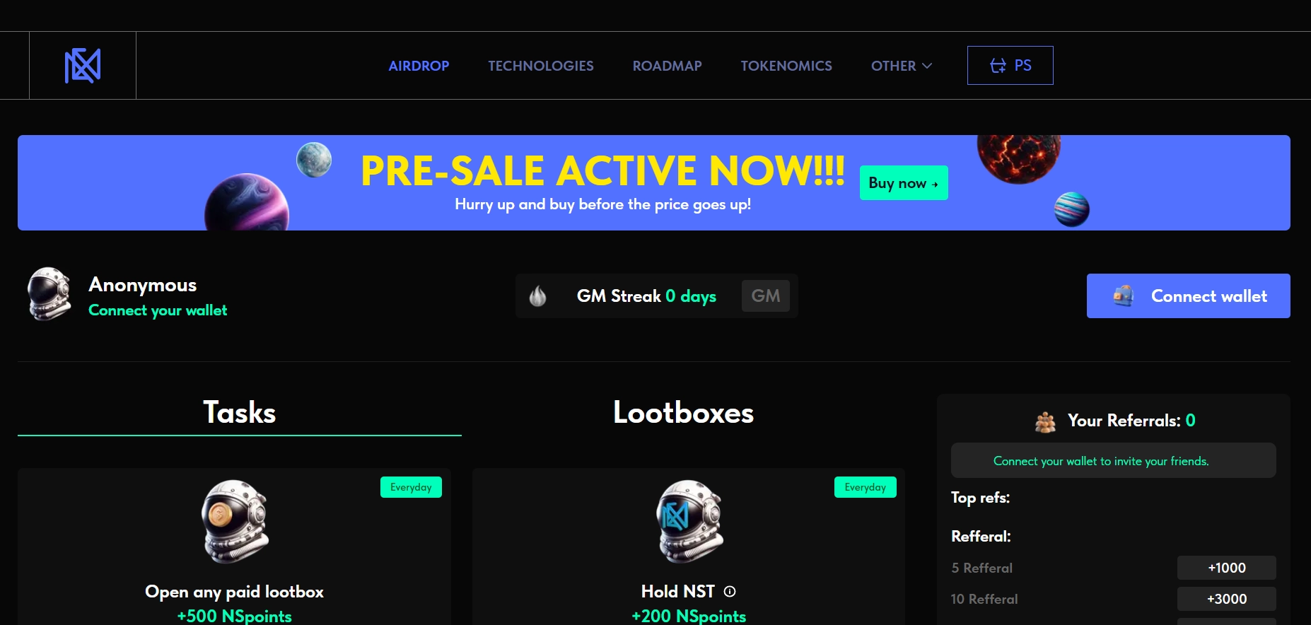 Guide to participating in NebulaStride airdrop