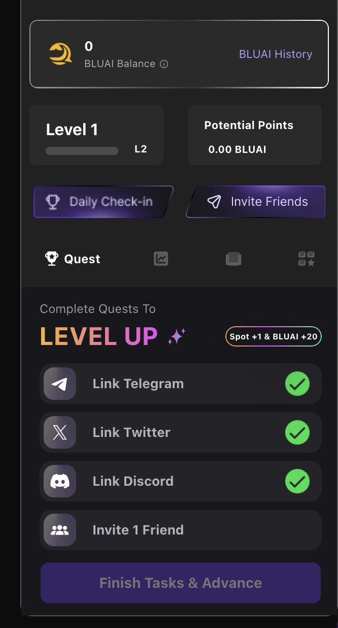 Guide to participating in Bluwhale AI airdrop