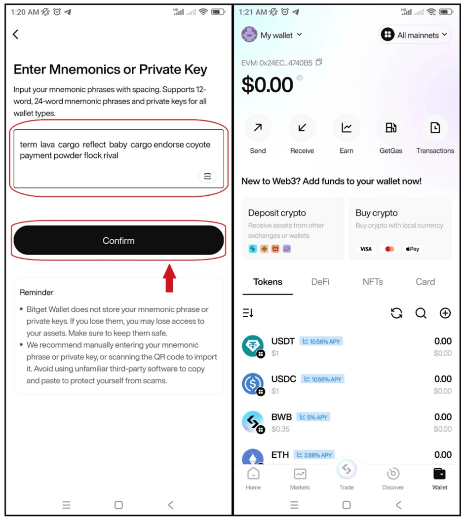 Hướng dẫn thiết lập và sử dụng Bitget Wallet