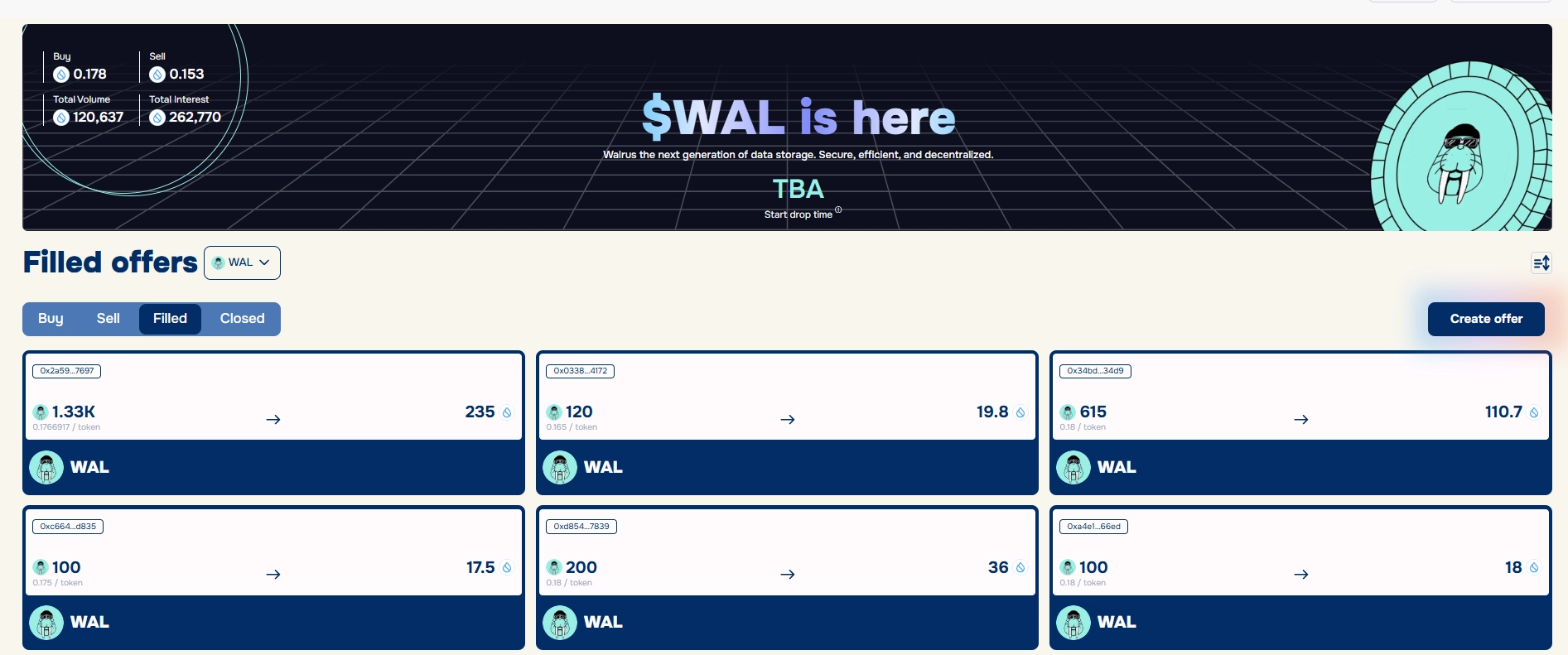WAL token price prediction