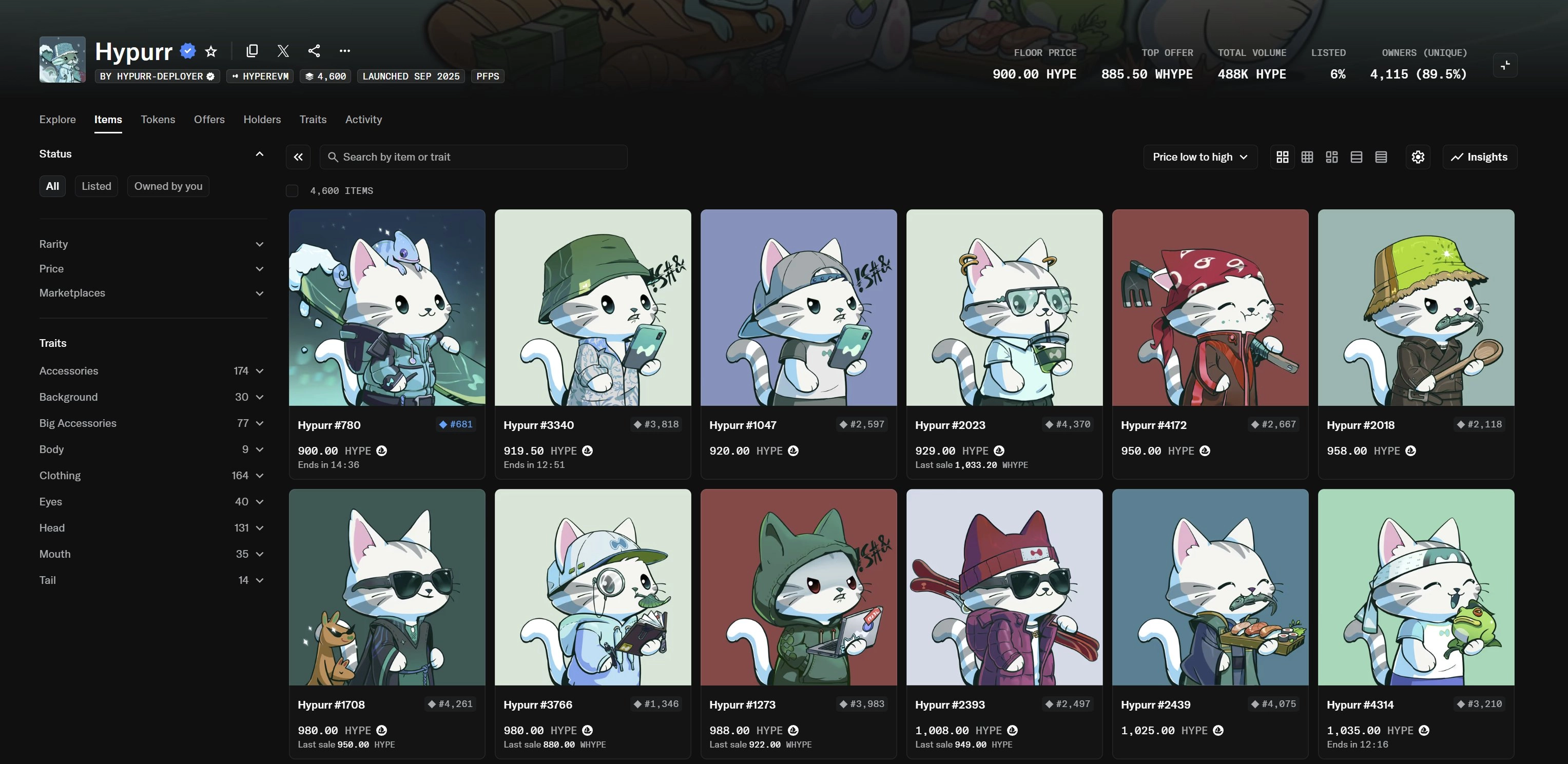 Hyperliquid airdrops valuable Hypurr NFTs to the community