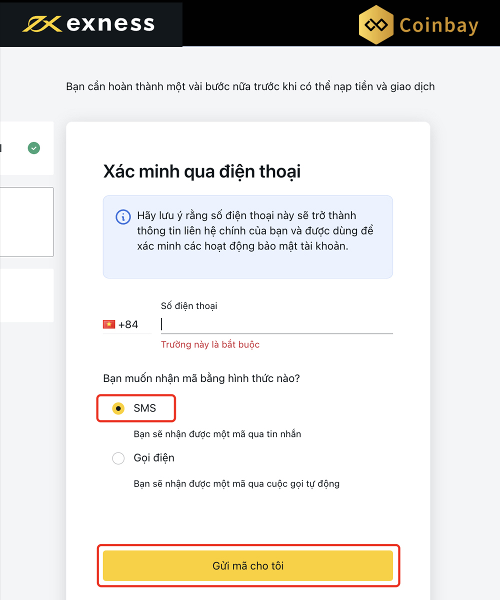 Hướng dẫn mở và xác minh tài khoản Exness