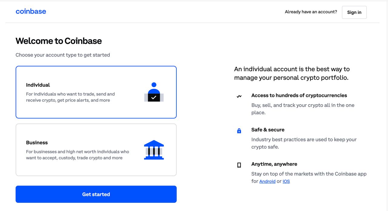 Hướng Dẫn Đăng Ký Tài Khoản Coinbase Từ A Đến Z - Mới Nhất 2023