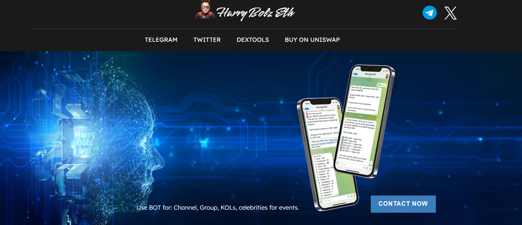 What is HARRY? Details about the Harry Bolz Eth project